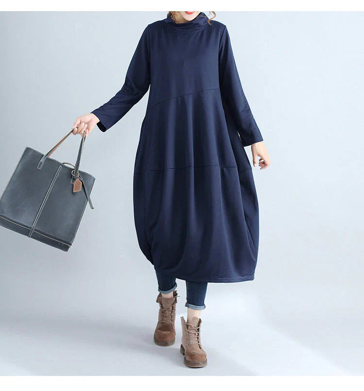 Fashion Plus Size Long Sleeve Hoodie Fall Dresses